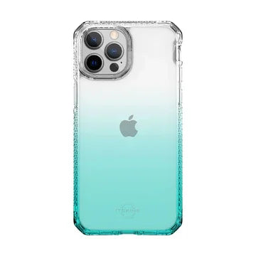 Itskins Hybrid Ombre iPhone 13 Pro Cover - Teal - Tashqila Itskins Hybrid Ombre iPhone 13 Pro Cover - Teal - Tashqila
